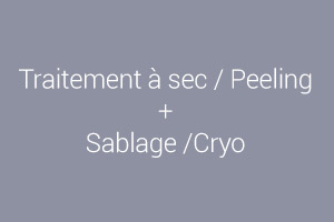 Traitement à Sec / Peeling